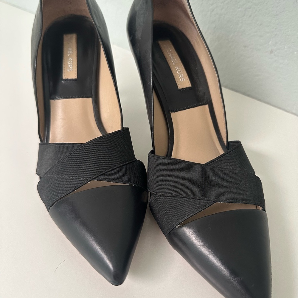 Michael Kors Black Pointed Heels